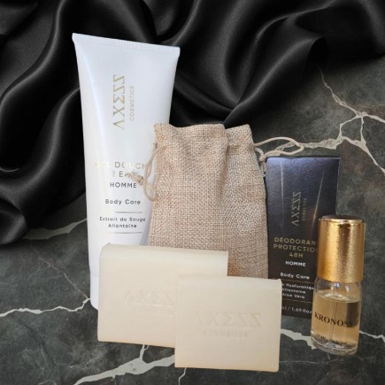 Coffret Fraîcheur Absolue – L’essentiel du soin masculin, en édition premium.